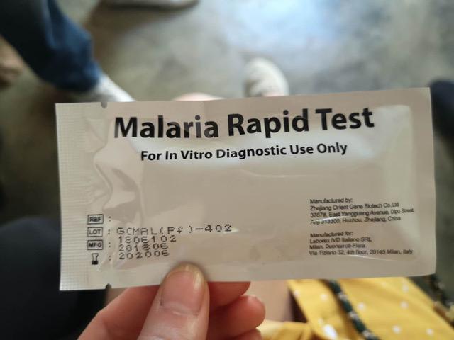 Malaria Rapid test that’s widely used for testing malaria in Kenya