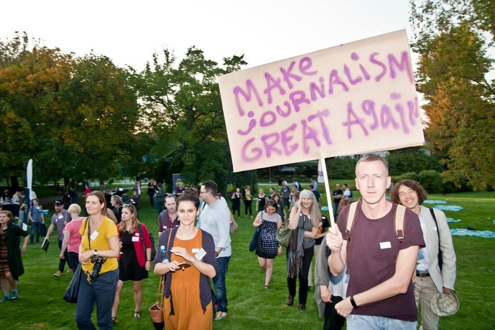 Make journalism great again! 2018 Warschau.