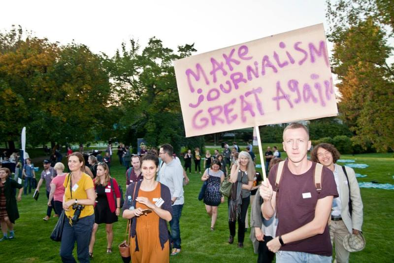 Make journalism great again! 2018 Warschau.