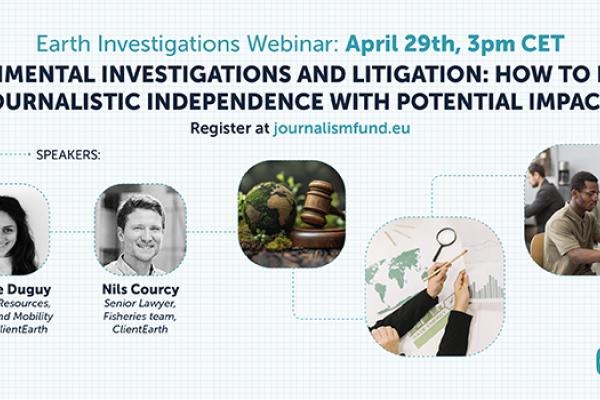 environmental litigations and journalistic impact: webinar with ClientEarth 